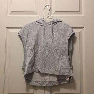 Puma workout sweatshirt tank: NWT